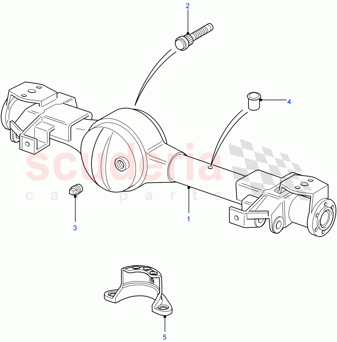 Case Assembly Front ((V) FROM7A000001) of Land Rover Land Rover Defender (2007-2016)