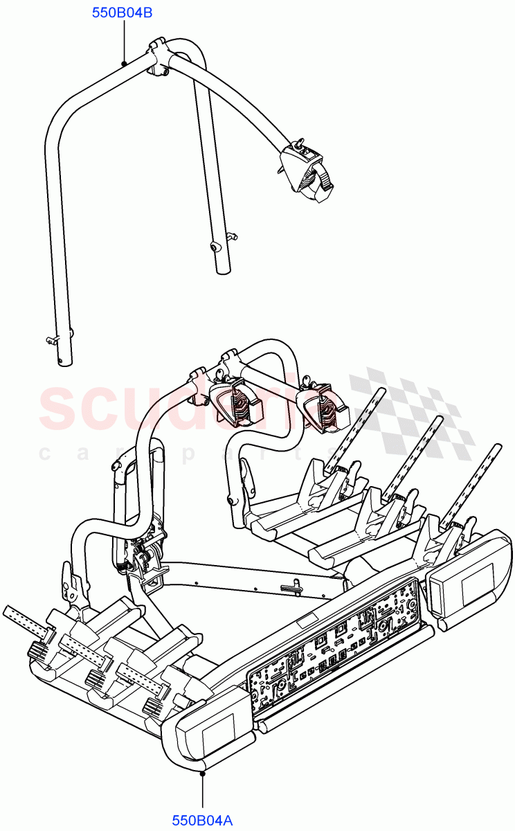 Carriers & Boxes of Land Rover Land Rover Defender (2020+) [3.0 I6 Turbo Diesel AJ20D6]