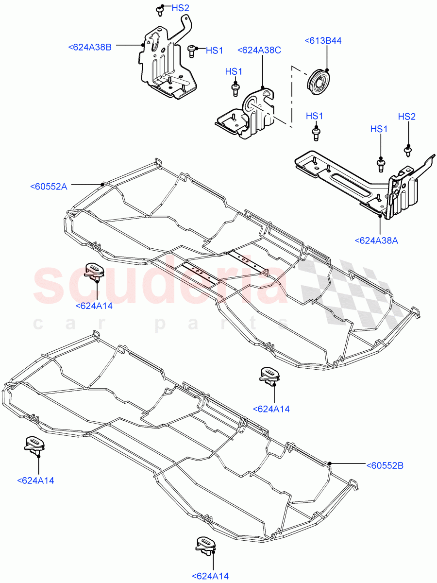 Rear Seat Base(Halewood (UK)) of Land Rover Land Rover Range Rover Evoque (2012-2018) [2.0 Turbo Diesel]