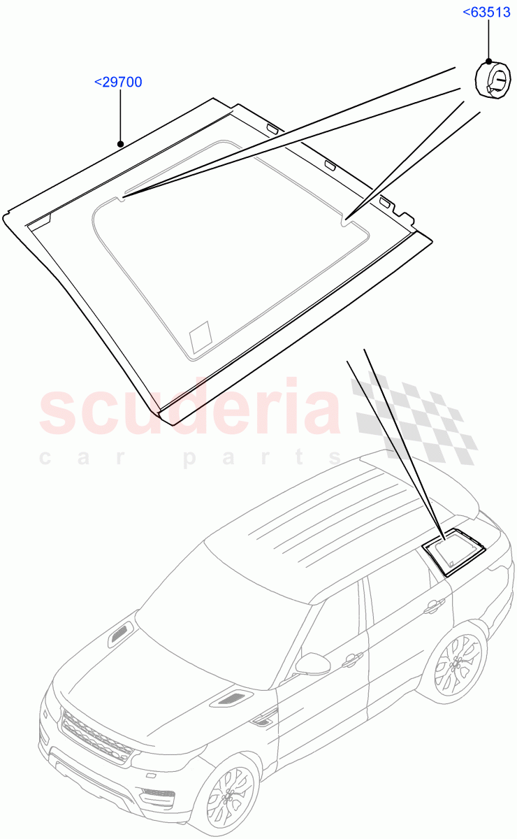 Quarter Windows of Land Rover Land Rover Range Rover Sport (2014+) [2.0 Turbo Diesel]