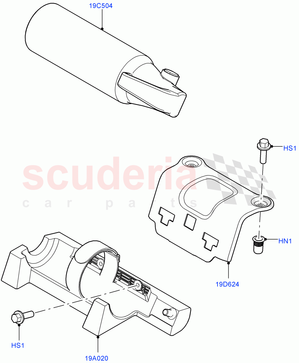 Emergency And Safety Equipment(With Fire Extinguisher)((V)FROMJA000001) of Land Rover Land Rover Discovery 5 (2017+) [3.0 I6 Turbo Diesel AJ20D6]