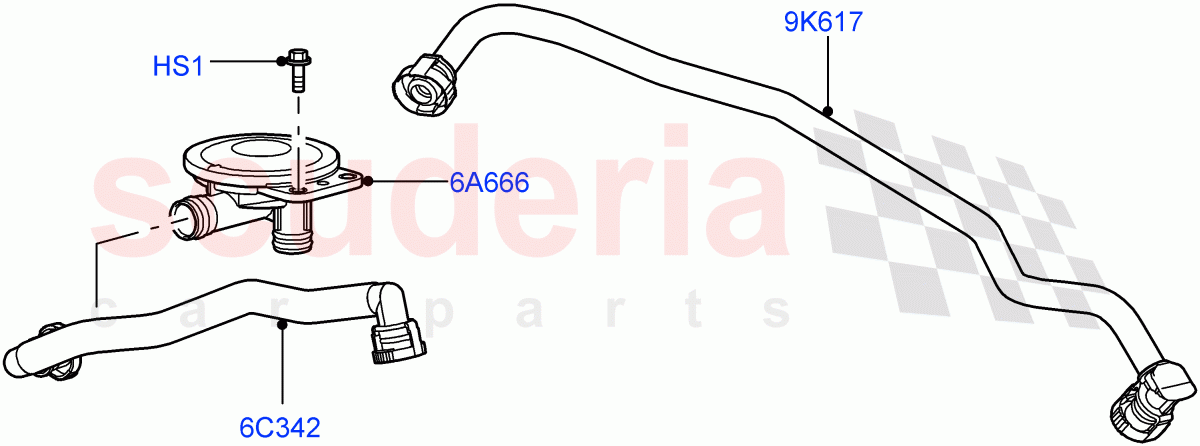 Emission Control - Crankcase(AJ Petrol 4.4 V8 EFI (220KW)) of Land Rover Land Rover Range Rover Sport (2005-2009) [4.4 AJ Petrol V8]