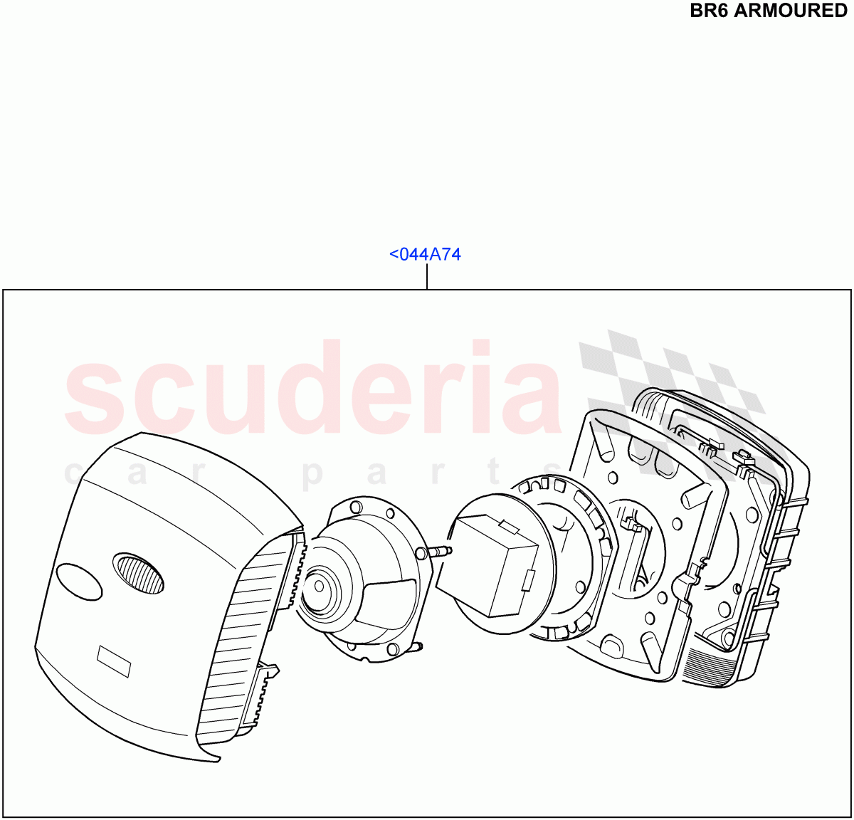 Airbag System(With B6 Level Armouring)((V)FROMAA000001) of Land Rover Land Rover Discovery 4 (2010-2016) [3.0 Diesel 24V DOHC TC]