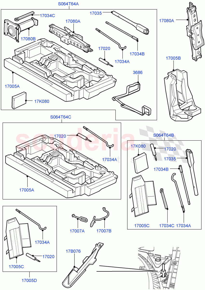 Tools((V)FROMAA000001) of Land Rover Land Rover Discovery 4 (2010-2016) [3.0 DOHC GDI SC V6 Petrol]