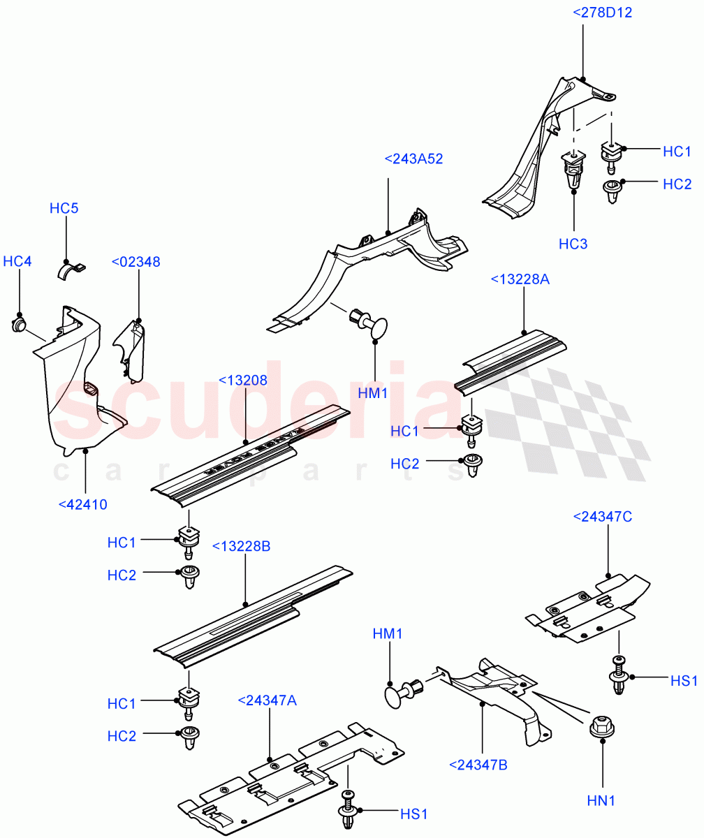 Side Trim(Sill)((V)FROMAA000001) of Land Rover Land Rover Range Rover (2010-2012) [3.6 V8 32V DOHC EFI Diesel]