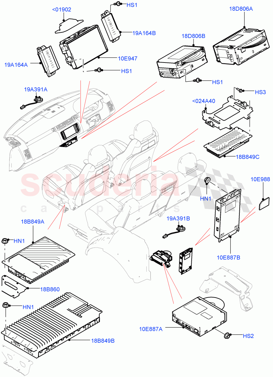 Audio Equipment - Original Fit((V)TOHA999999) of Land Rover Land Rover Range Rover (2012-2021) [3.0 I6 Turbo Petrol AJ20P6]