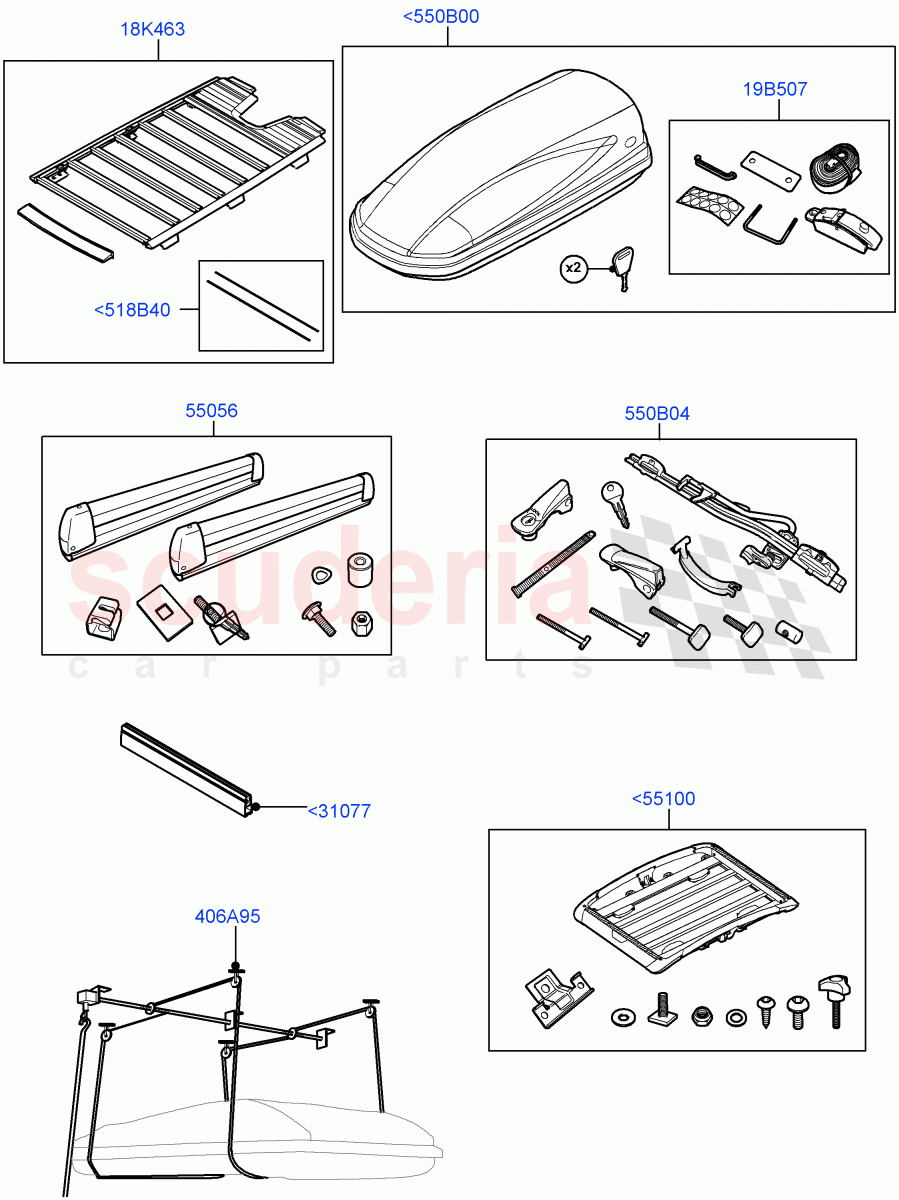 Carriers & Boxes of Land Rover Land Rover Defender (2020+) [2.0 Turbo Diesel]