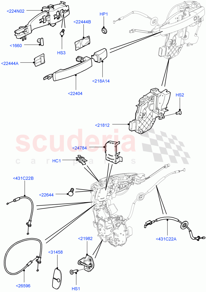 Front Door Lock Controls((V)FROMAA000001) of Land Rover Land Rover Discovery 4 (2010-2016) [2.7 Diesel V6]