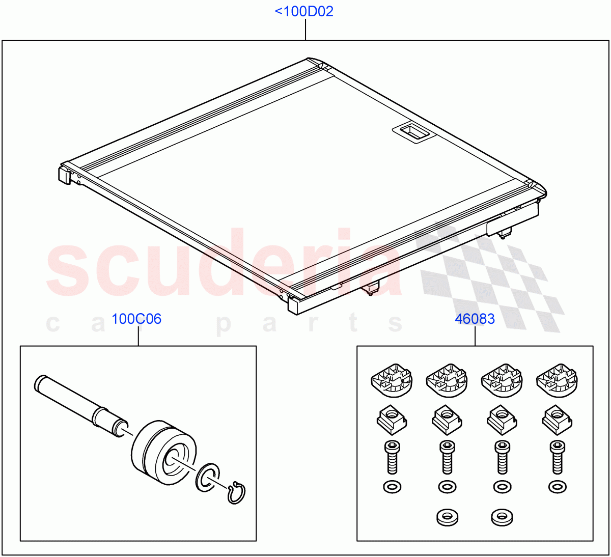 Interior Dress Up (Luggage Compartment, Accessory) ((V) FROMAA000001) of Land Rover Land Rover Discovery 4 (2010-2016) [4.0 Petrol V6]