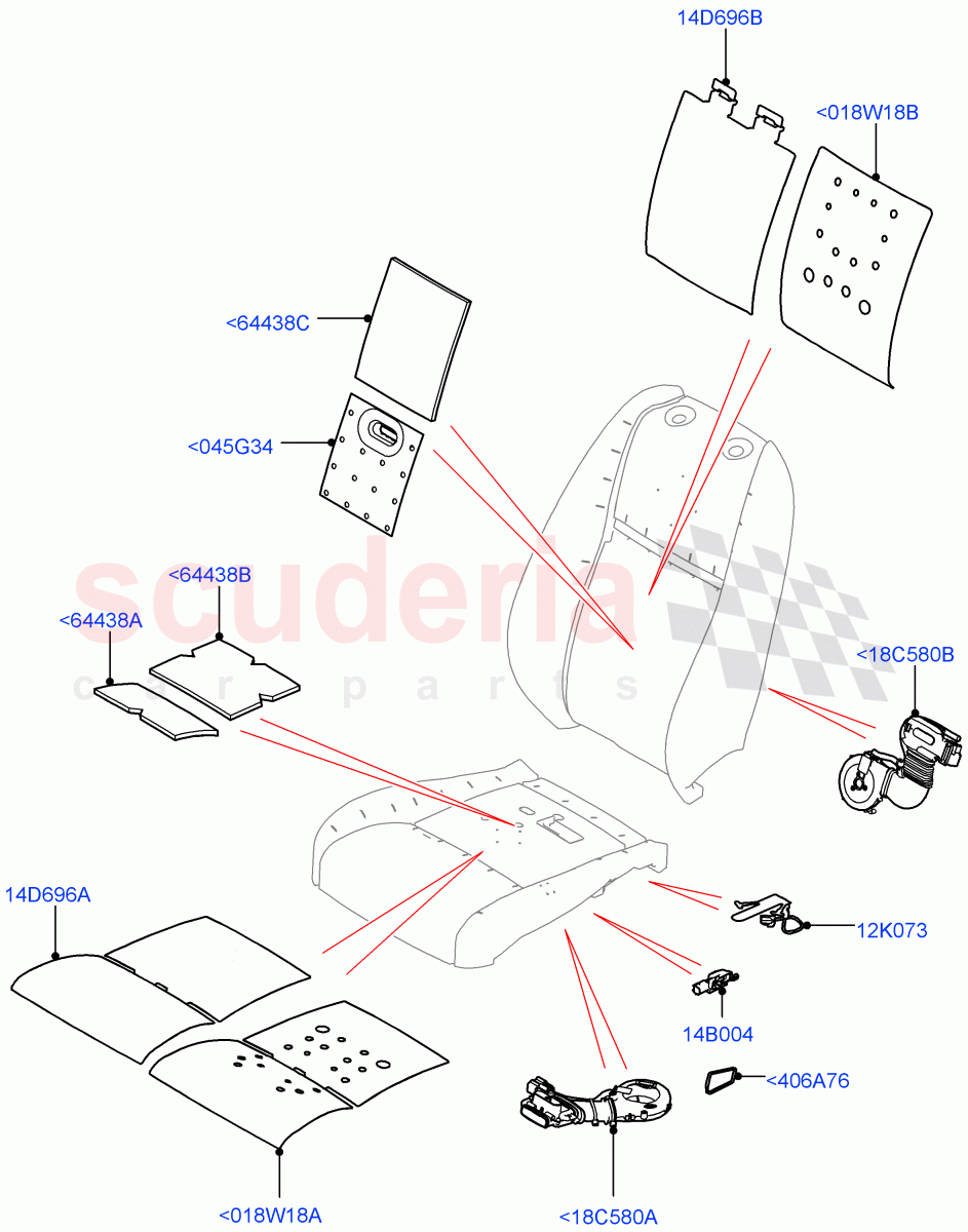 Front Seat Pads/Valances & Heating (Heating) of Land Rover Land Rover Range Rover Velar (2017+) [3.0 DOHC GDI SC V6 Petrol]