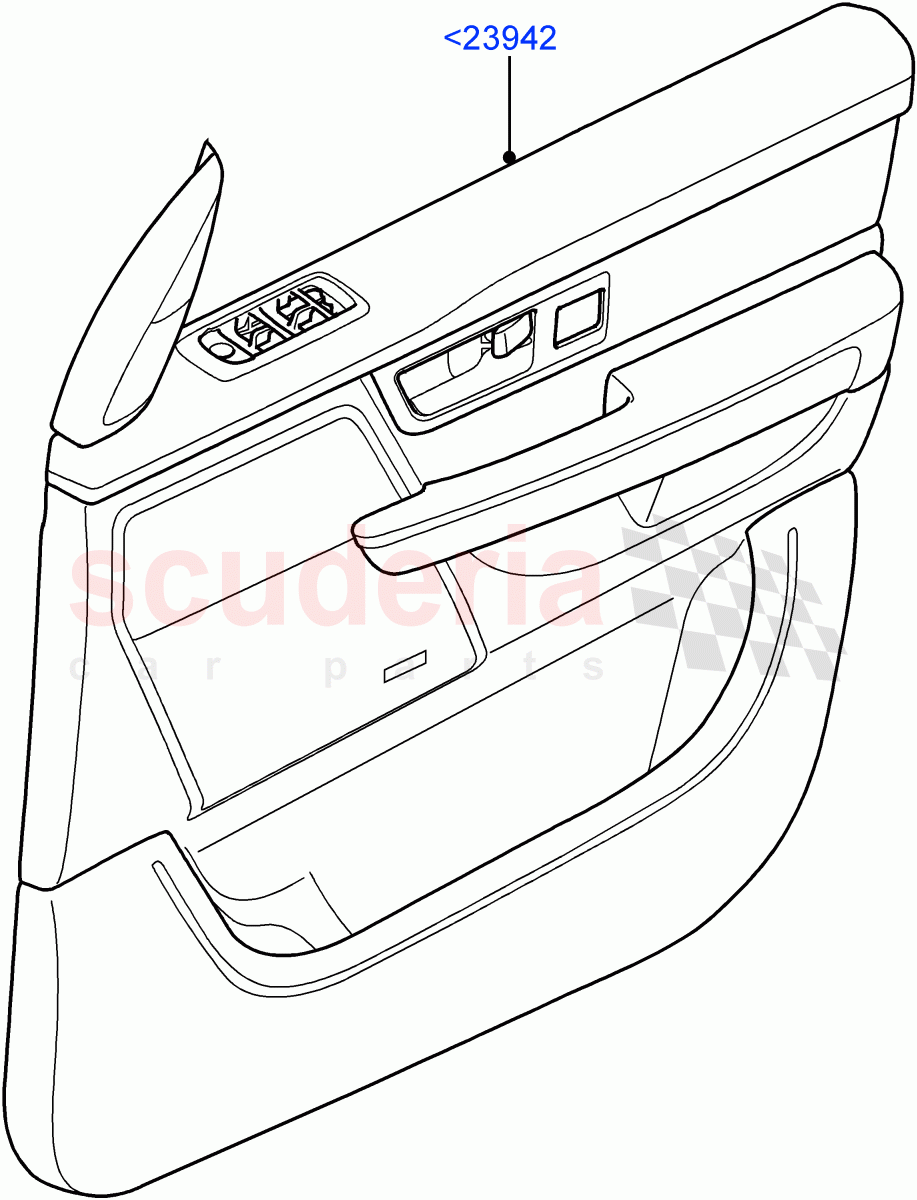 Front Door Trim Panels((V)FROMAA000001) of Land Rover Land Rover Range Rover Sport (2010-2013) [3.6 V8 32V DOHC EFI Diesel]