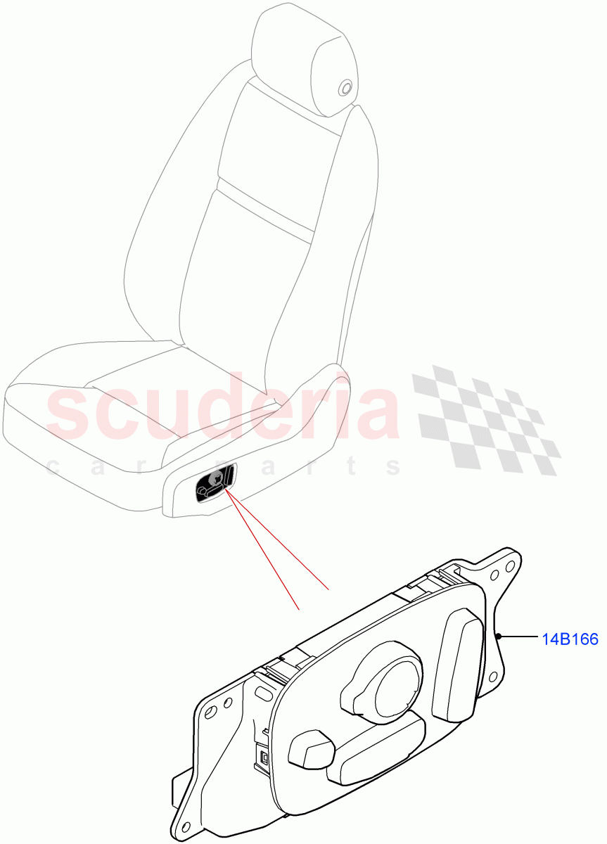 Switches(Seats)(Itatiaia (Brazil)) of Land Rover Land Rover Range Rover Evoque (2019+) [2.0 Turbo Diesel]