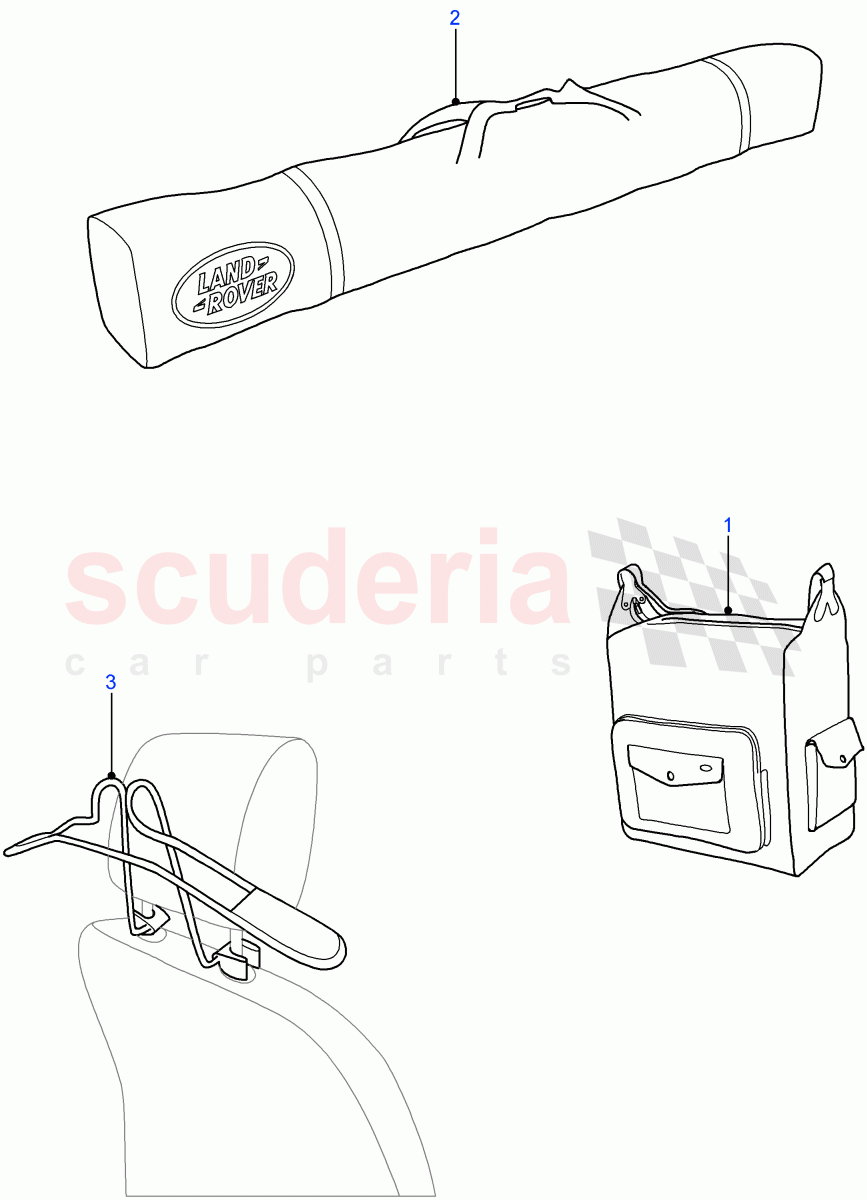 Touring Accessories((V)FROM7A000001) of Land Rover Land Rover Defender (2007-2016)