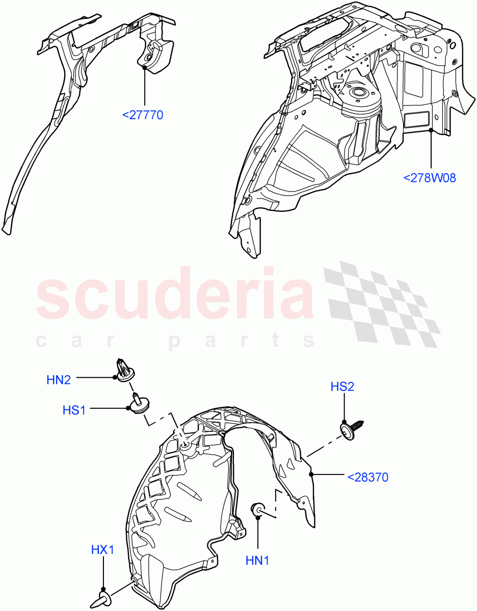 Side Panels - Inner(Rear)(Changsu (China))((V)FROMEG000001) of Land Rover Land Rover Range Rover Evoque (2012-2018) [2.0 Turbo Diesel]