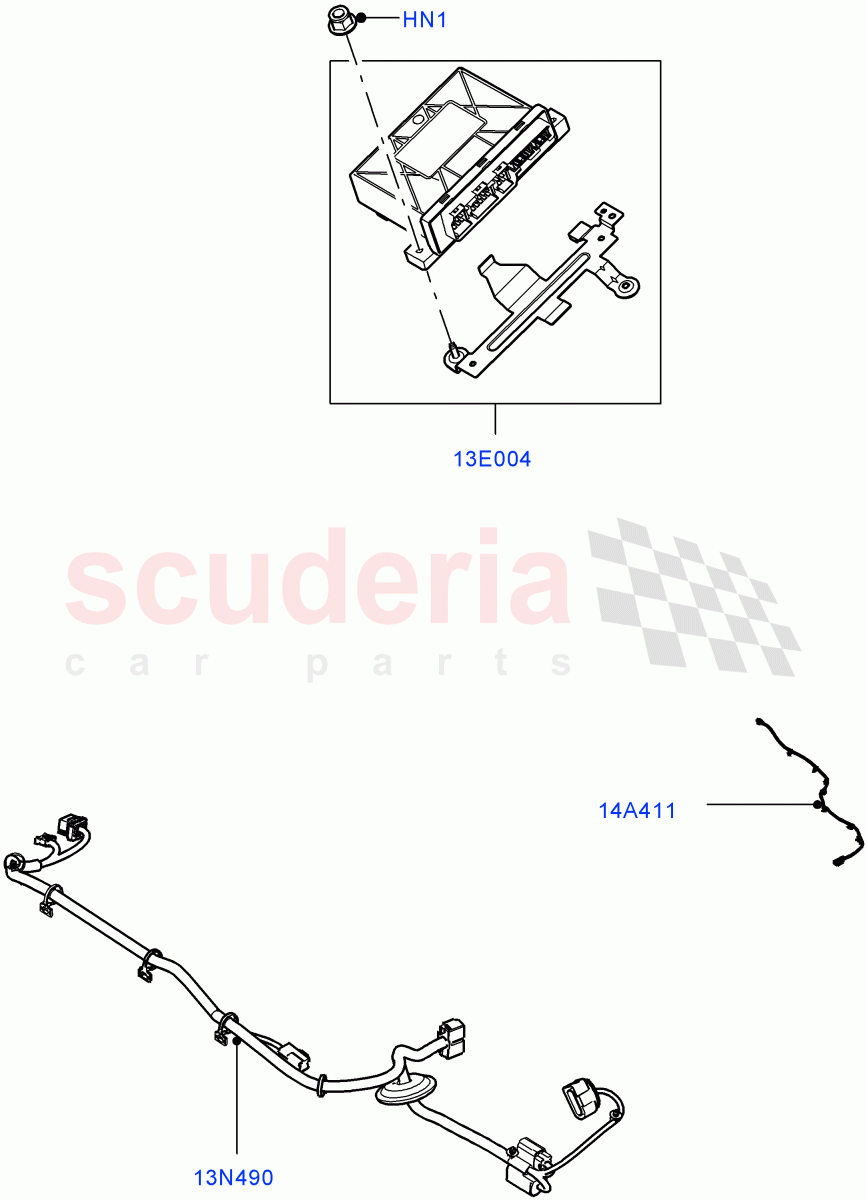 Towing Electrics(Itatiaia (Brazil))((V)FROMLT000001) of Land Rover Land Rover Discovery Sport (2015+) [2.0 Turbo Petrol GTDI]