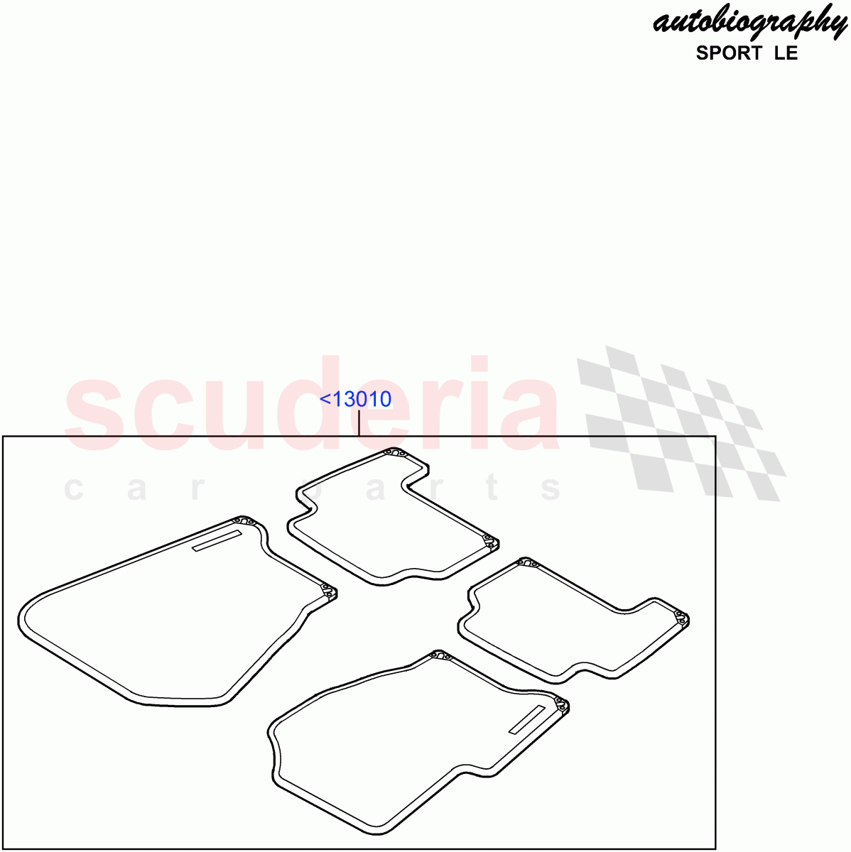 Floor Trim(Autobiography Sport LE)((V)FROMCA000001) of Land Rover Land Rover Range Rover Sport (2010-2013) [3.6 V8 32V DOHC EFI Diesel]