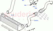 INTERCOOLER/CONDUITS D'AIR ET TUYAUX (LION DIESEL 2.7 V6 (140KW)) ((V) TO9A999999)