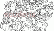 ENSEMBLE MOTEUR ENTIÈREMENT HABILLÉ (2.2L DOHC EFI TC DW12, 2.2L CR DI 16V DIESEL)