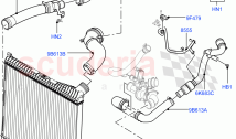 INTERCOOLER/CONDUITS D'AIR ET TUYAUX (4.4L DOHC DITC V8 DIESEL) ((V) FROMBA000001)