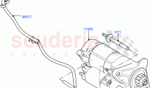 Starter Motor(2.0L I4 DSL HIGH DOHC AJ200, Halewood (UK), 2.0L I4 DSL MID DOHC AJ2&hellip;