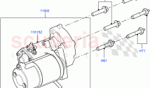 Starter Motor(2.2L DOHC EFI TC DW12, 2.2L CR DI 16V Diesel)