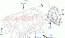 Cylinder Block And Plugs(5.0L OHC SGDI SC V8 Petrol - AJ133)((V)FROMAA000001)