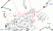 Cooling System Pipes And Hoses(2.0L I4 DSL HIGH DOHC AJ200, Less Engine Cooling Sy&hellip;