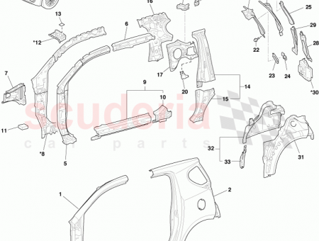 Photo of Pillar Centre Body Inner LH 61344…