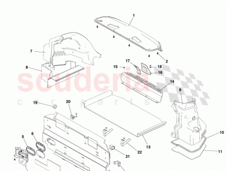 Photo of LOAD COMPARTMENT SWITCH PLATE LID 4G43 13A752…