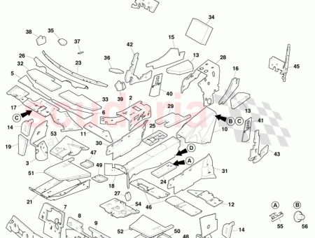 Photo of NVH Tunnel Top Arm Rest 6G33 13082…