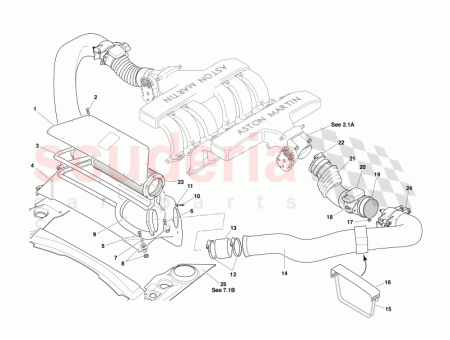 Photo of ASSY DUCT AIR INTAKE RH 1R12 082824…