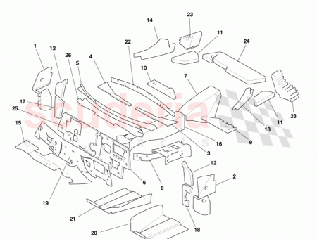 Photo of Insulation Sound Rear Floor Pan LH 8G43 11205…