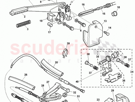 Photo of HANDBRAKE ABUTMENT BRACKET LH 30…