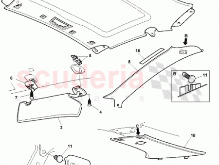 Photo of COMP ASSY FINISHER A POST LH 83…