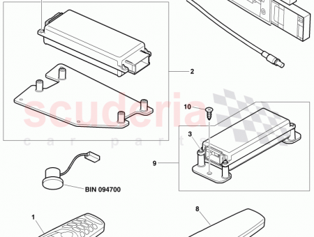 Photo of control unit for telephone 3W0 971 262…