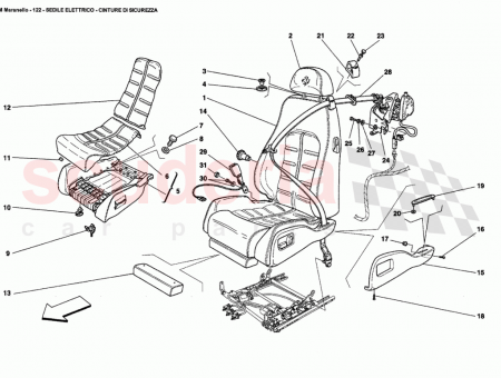 Photo of RH SEAT COMPLETE WITH GUIDES…