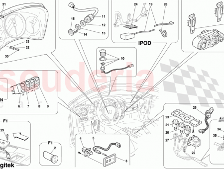 Photo of COMPLETE DASHBOARD INSTRUMENT SET…