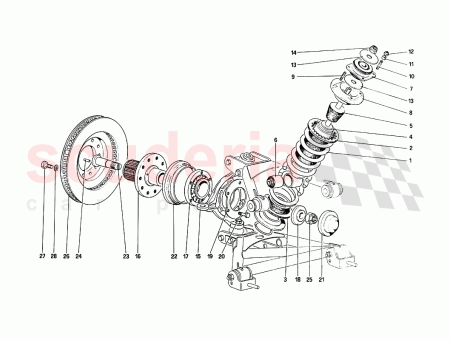 Photo of Front brake disc…