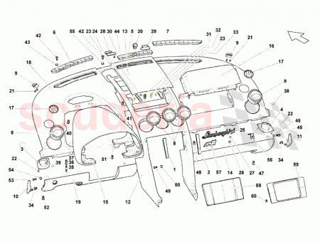 Photo of PASSENGER AIRBAG LID RIGHT HAND DRIVE LEATHER UPHOLSTERY…