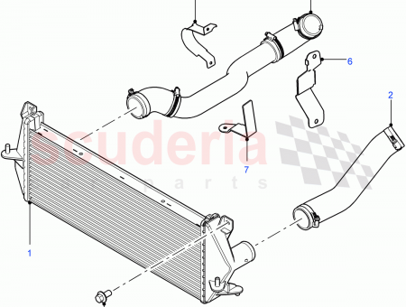 Photo of BRACKET COOLING HOSE…