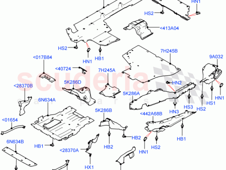 Photo of BOUCLIER DESSOUS DE CAISSE SEUIL LAT RAL…