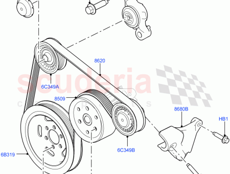 Photo of SUPPORT POULIE DE TENSION…