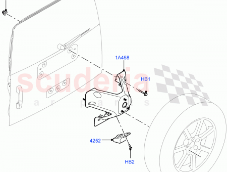 Photo of BRACKET SPARE WHEEL MOUNTING…