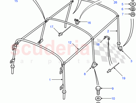 Photo of BARRE ATTACHE DE SUSPENSION AVANT…