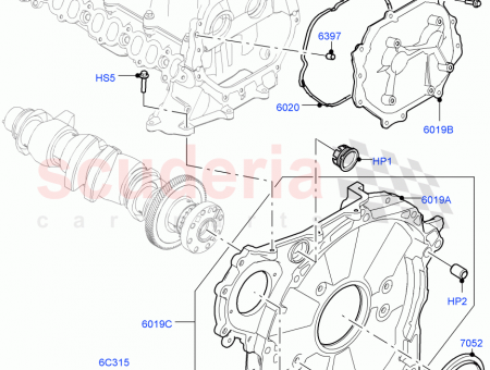 Photo of COVER CYLINDER BLOCK REAR…