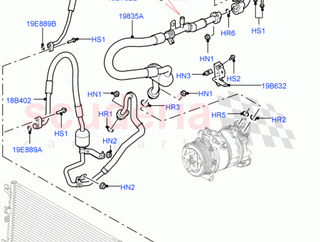 Photo of TUBE A C EVAPORATOR INLET OUTLET…