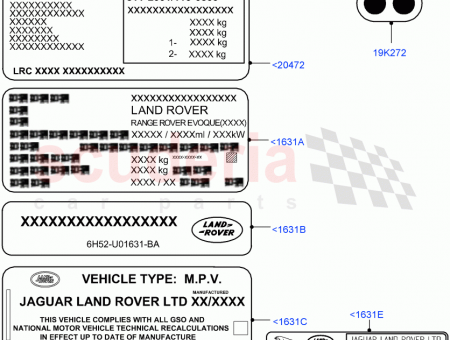 Photo of LABEL VEHICLE IDENTIFICATION…