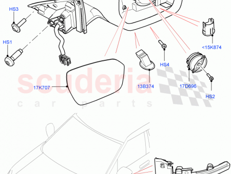 Photo of GLASS REAR VIEW OUTER MIRROR…