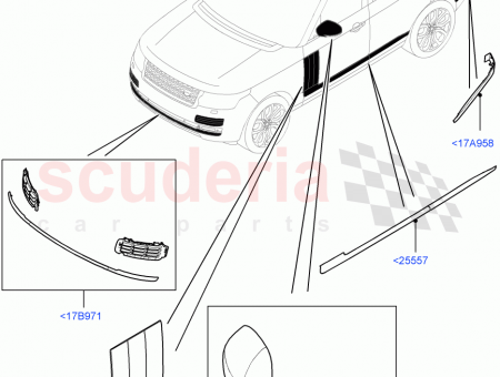 Photo of SET FRONT BUMPER MOULDINGS…