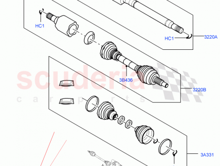 Photo of SHAFT FRONT AXLE…